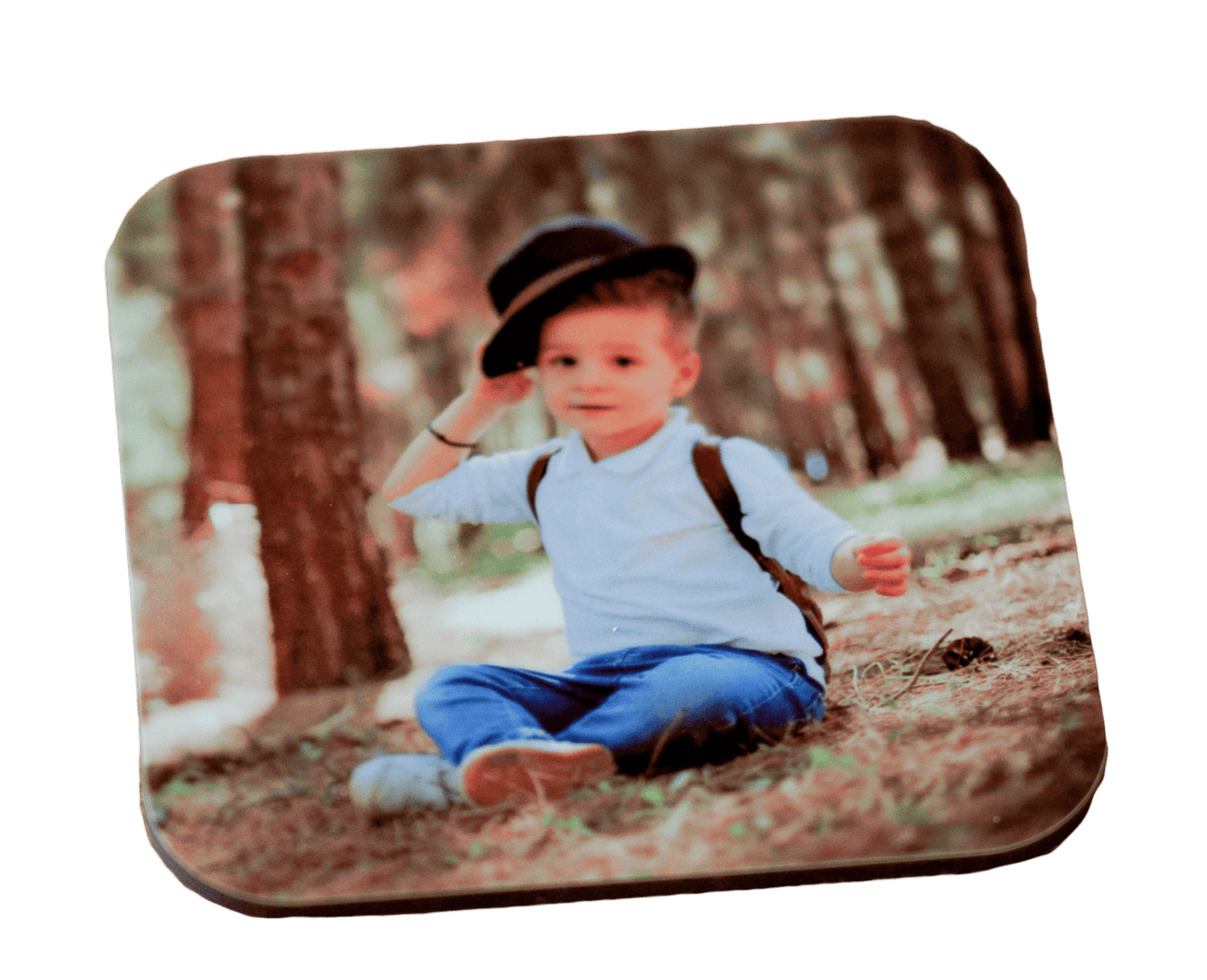 Σουπλά τετράγωνο με φωτογραφία